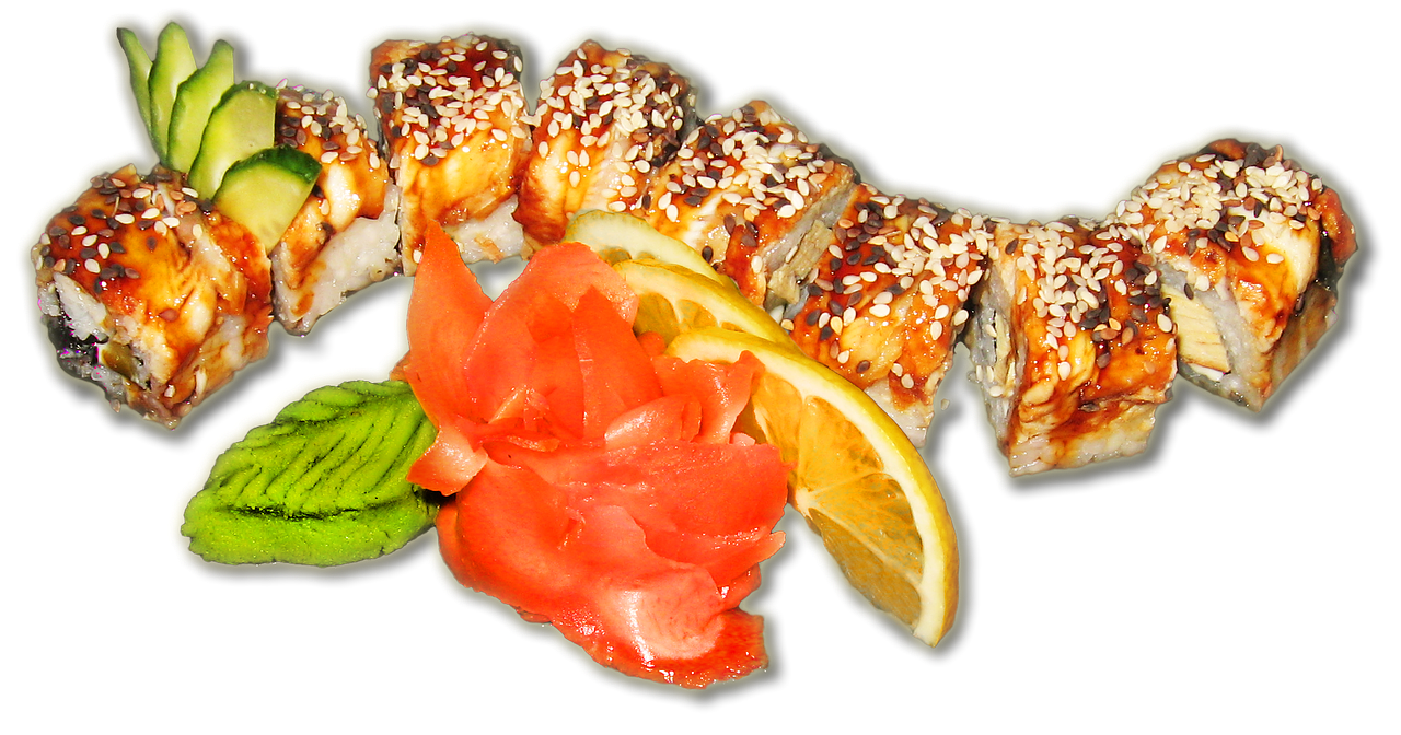 sushi rolls sesame free photo