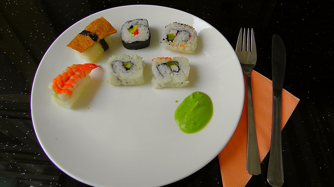 sushi food fish free photo