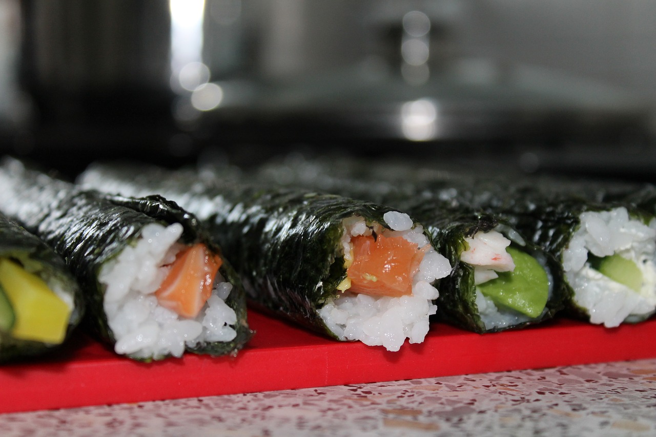 sushi roll asia free photo