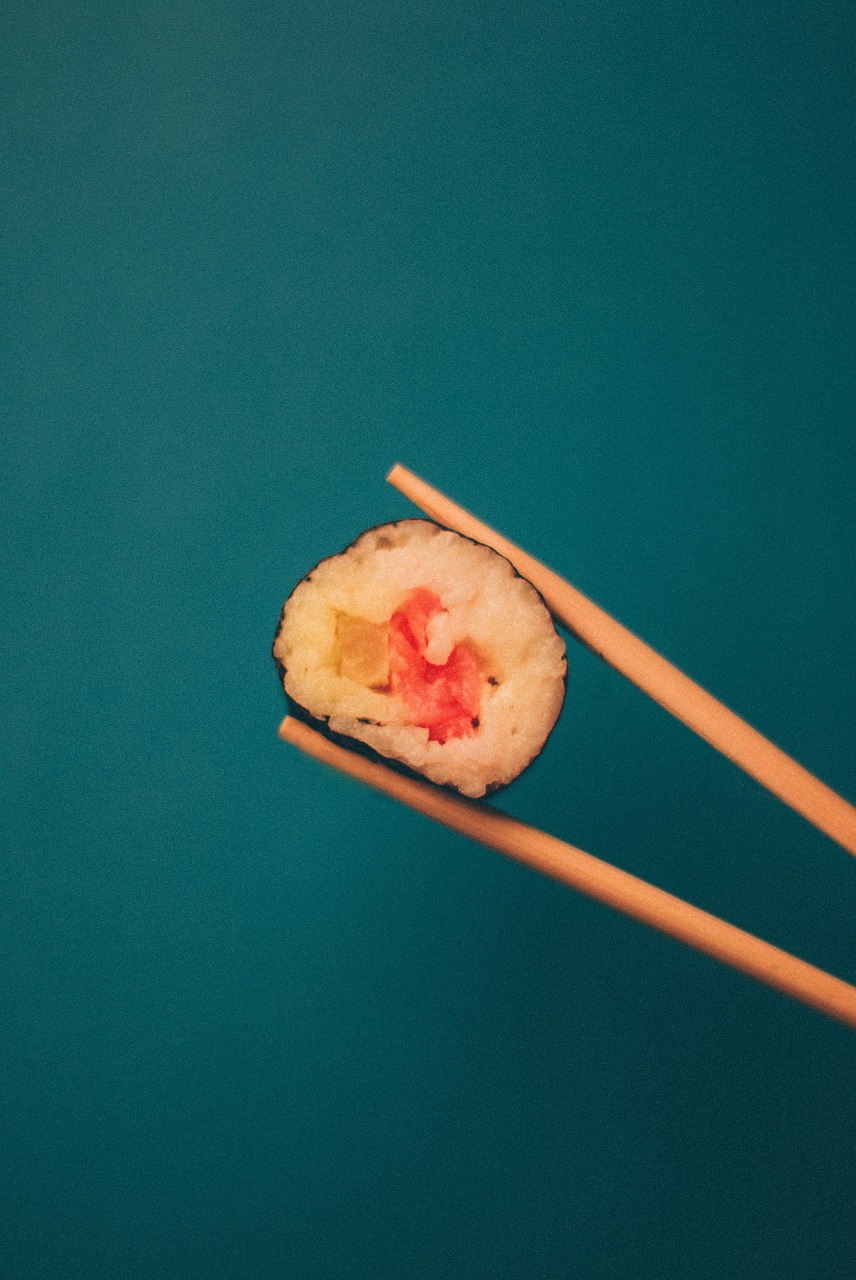 sushi chopsticks maki free photo