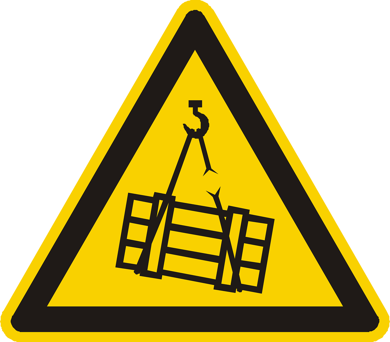 suspended load warning attention free photo