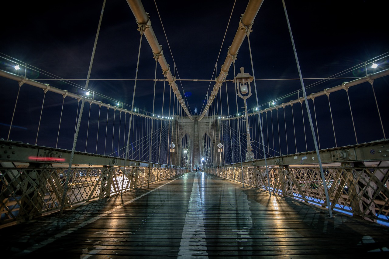 suspension bridge cables free photo