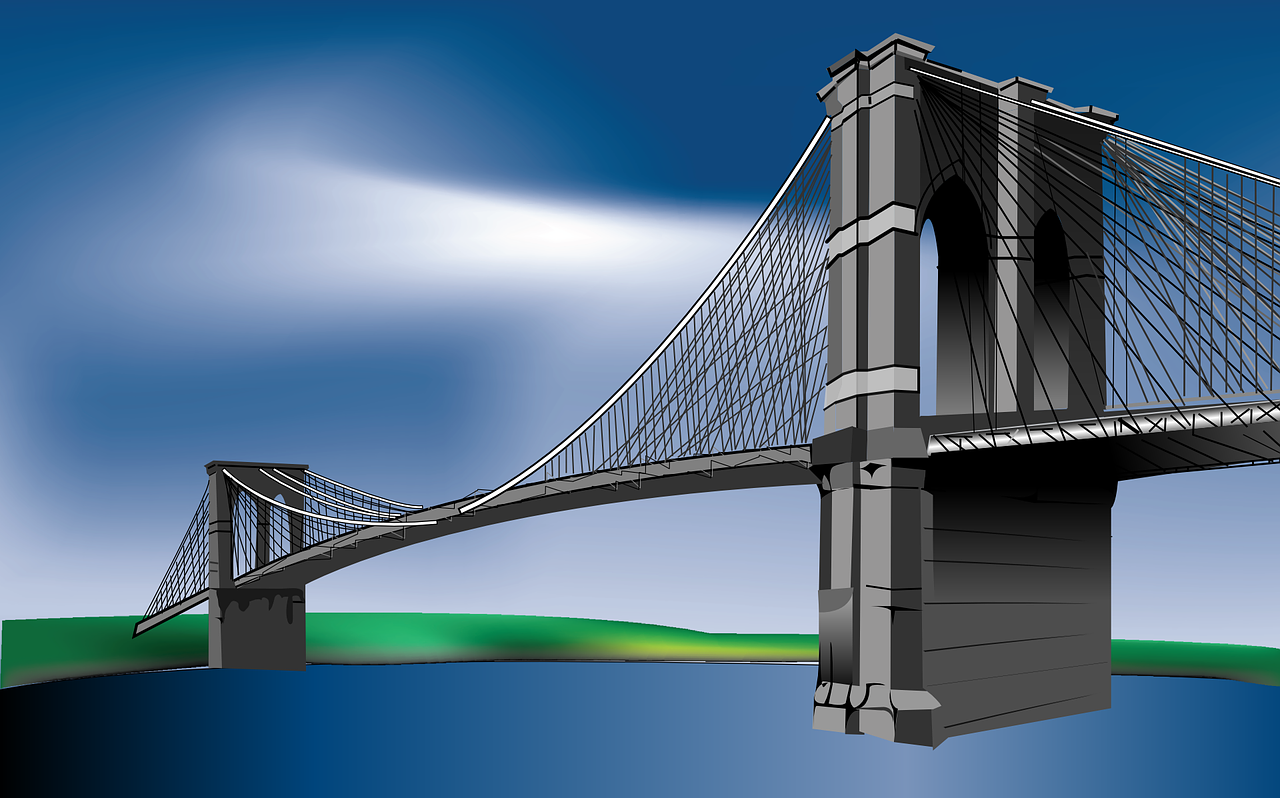 suspension bridge brooklyn bridge bridge free photo