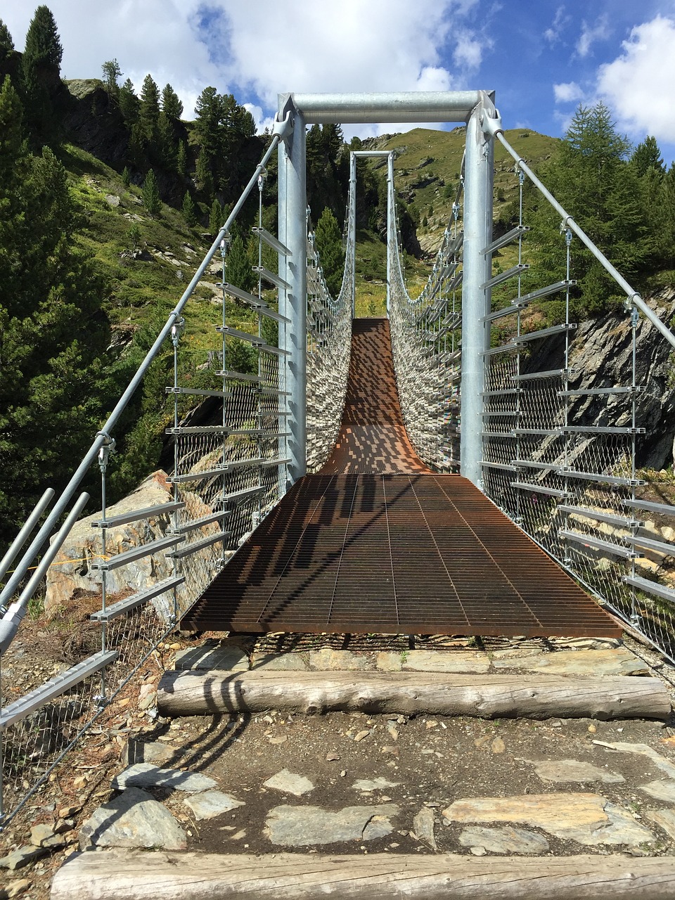 suspension bridge bridge building free photo