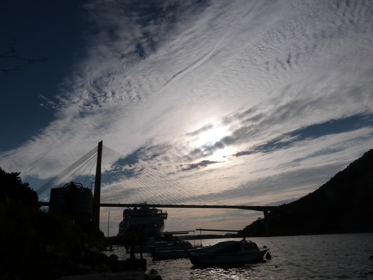 suspension bridge bridge harbor free photo