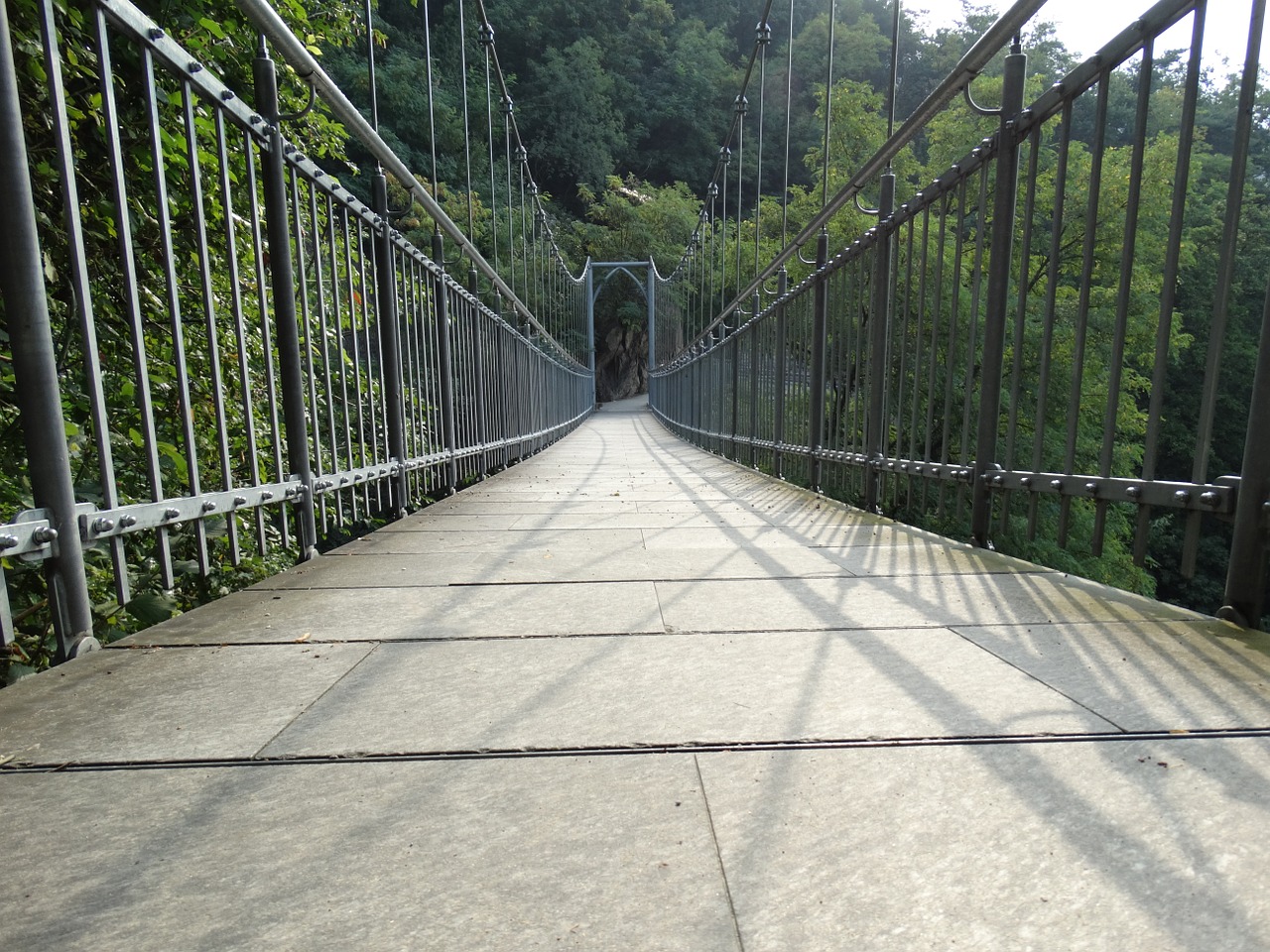suspension bridge bridge bridge construction free photo