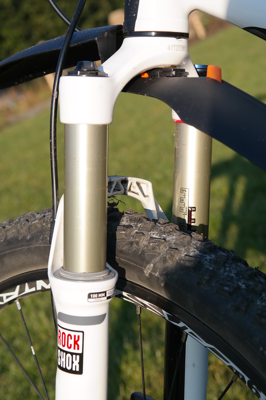 suspension fork mountain bike bike free photo