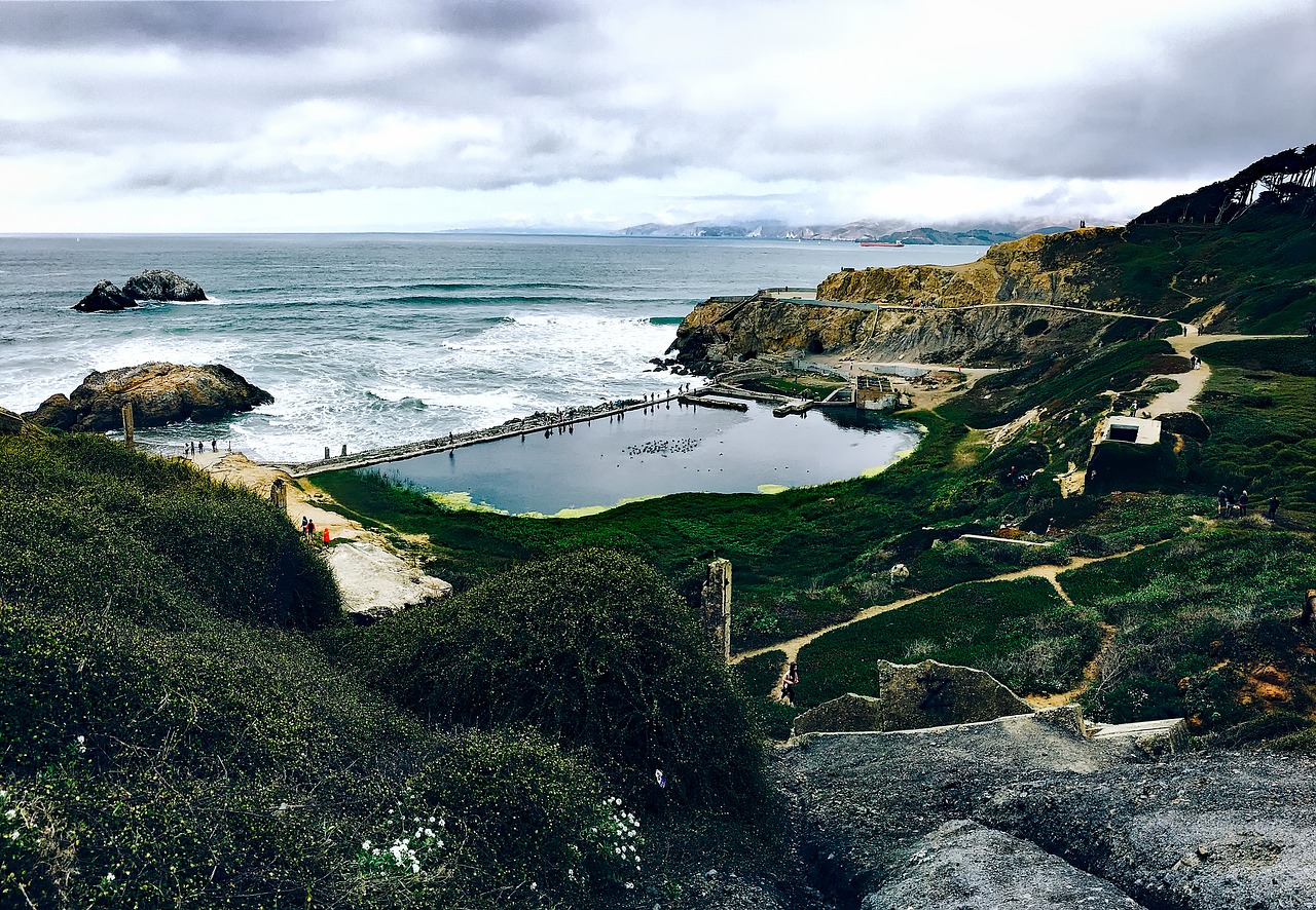 sutro baths san francisco california free photo