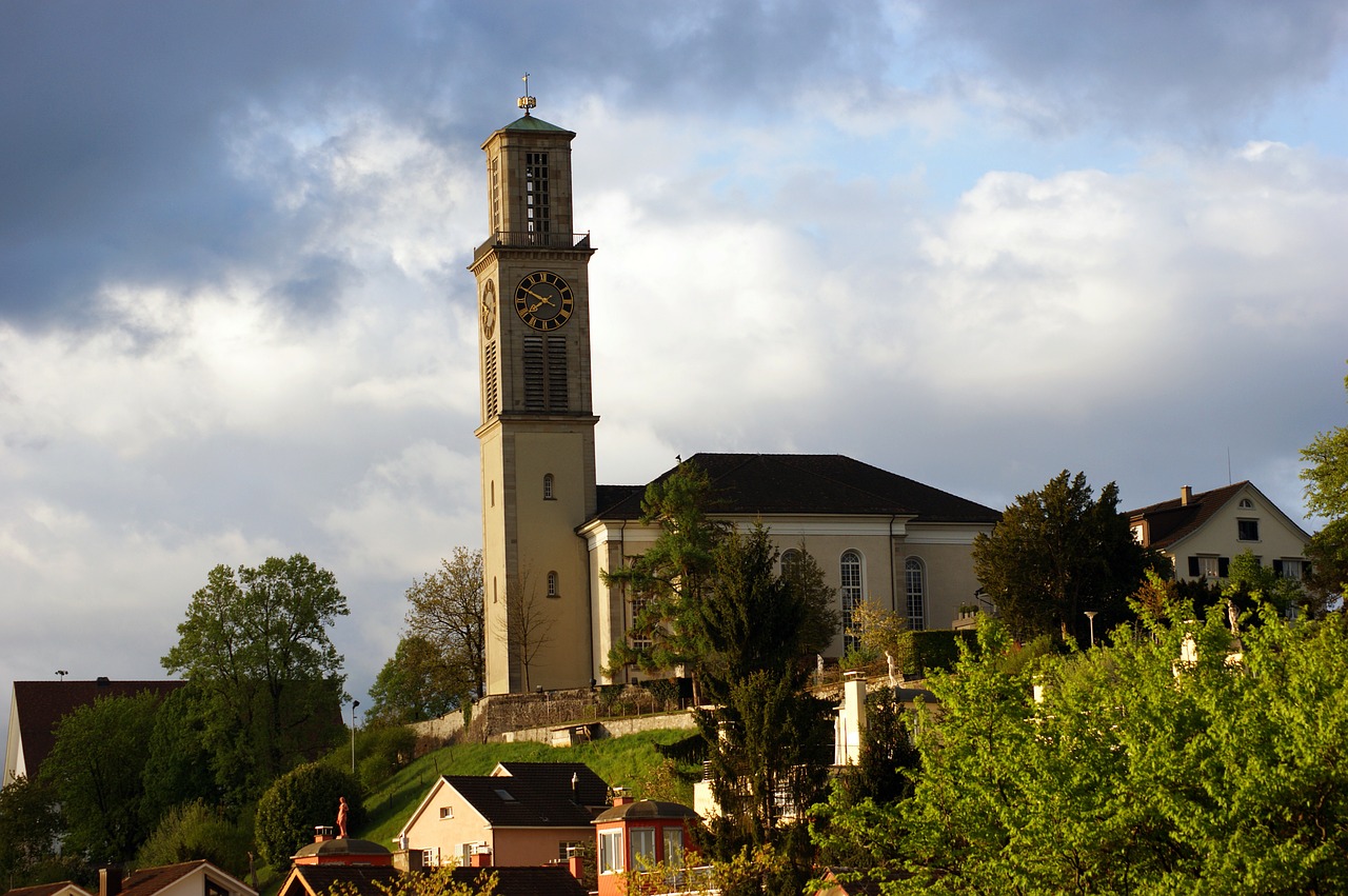 suwayda reformed church switzerland canton of zurich free photo