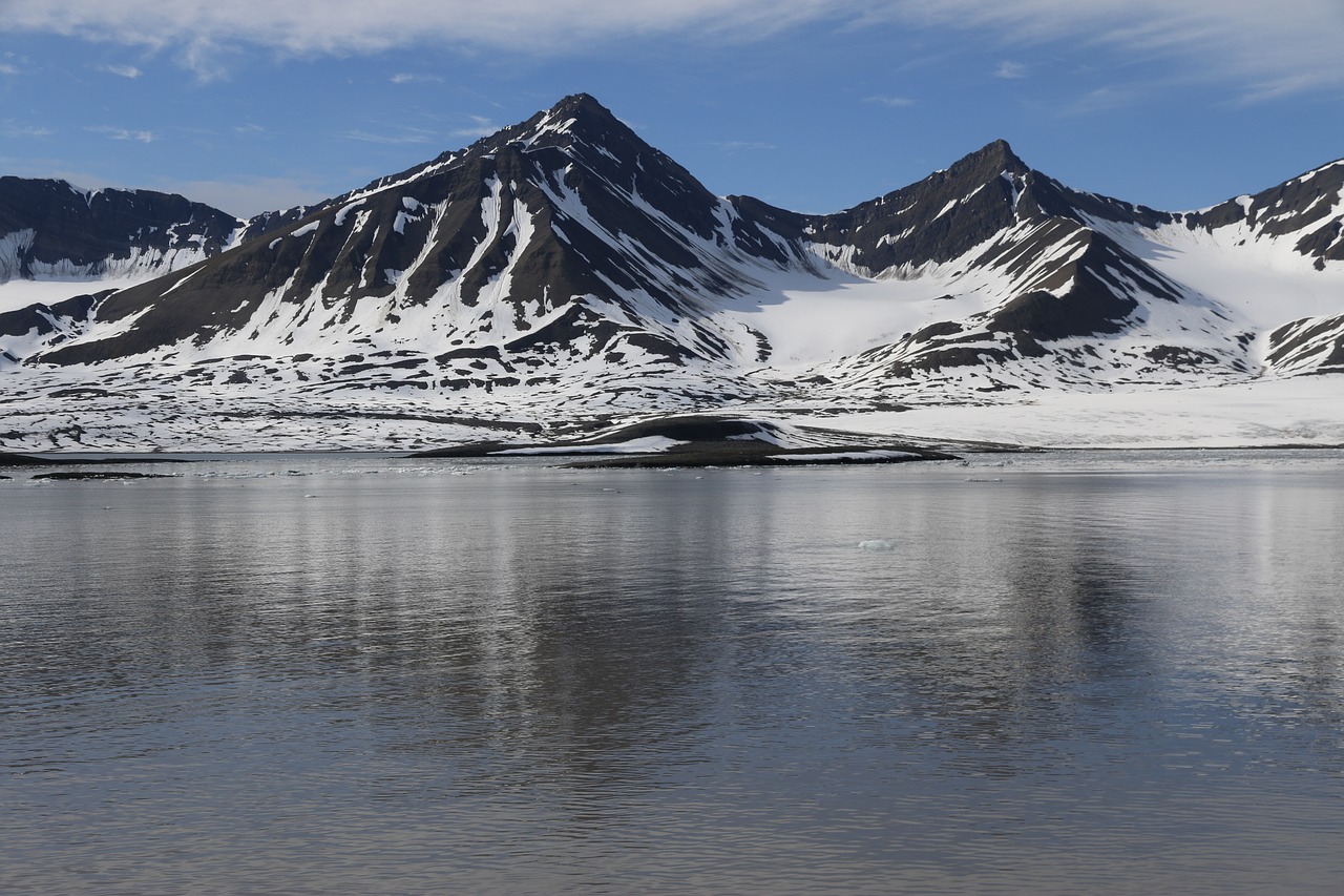 svalbard ice arctic free photo