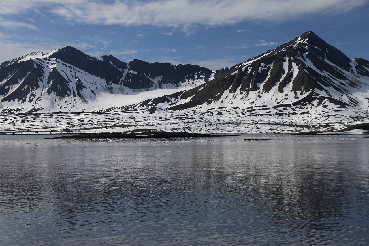 svalbard landscape arctic free photo