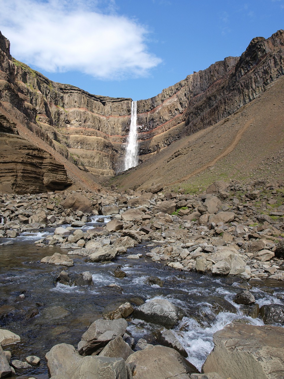 svartifoss waterfall iceland free photo