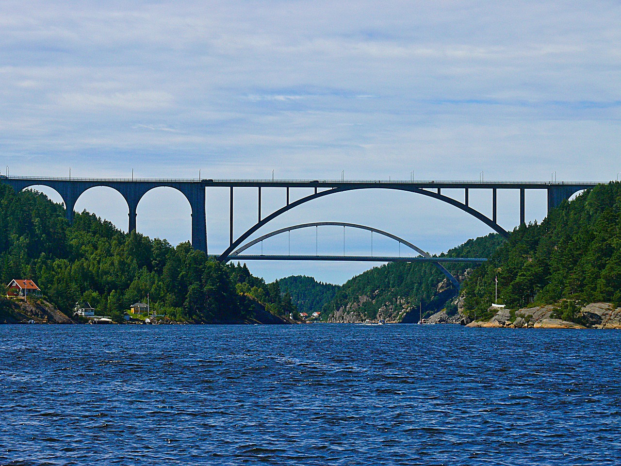 svinesund bridge iddefjorden free photo