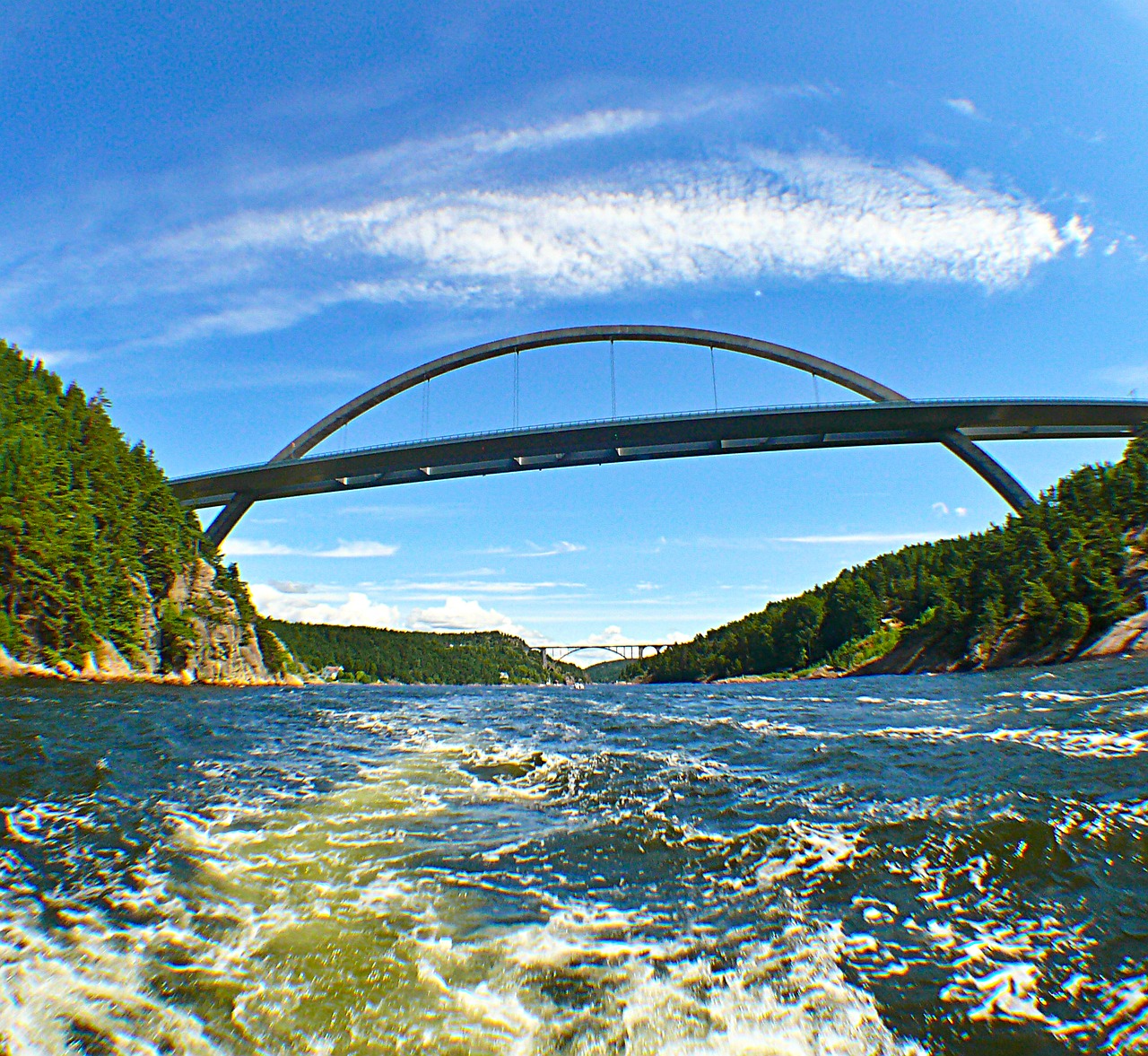 svinesund bridge iddefjorden free photo