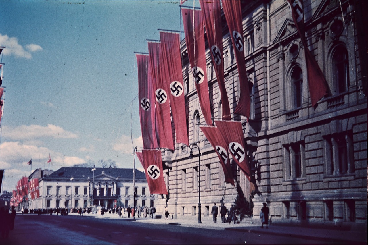 swastikas flags berlin free photo