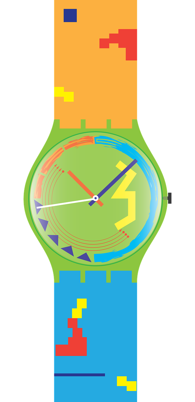 swatch  watch  colorful free photo