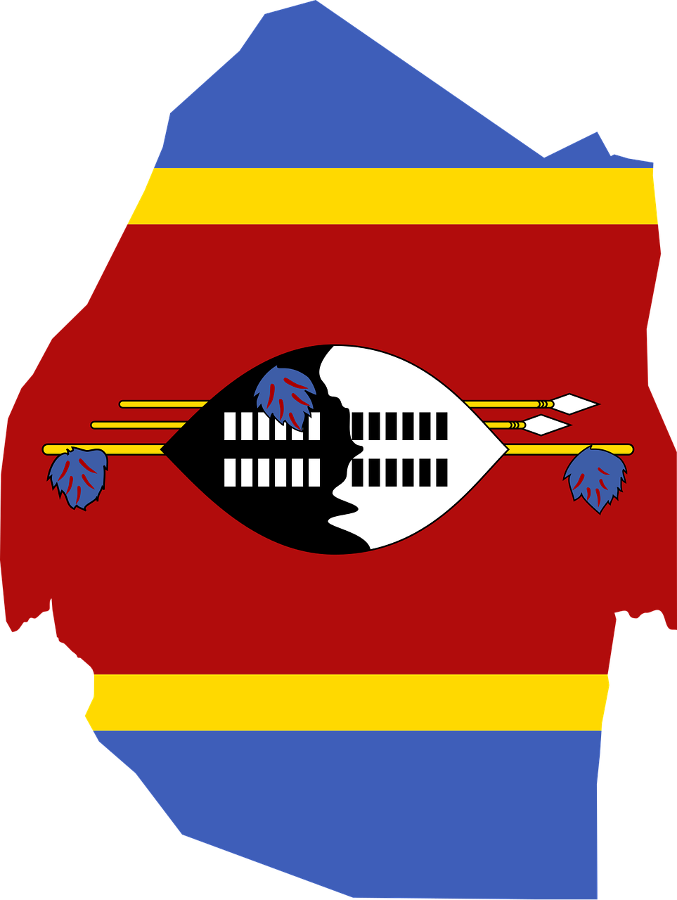 swaziland flag map free photo