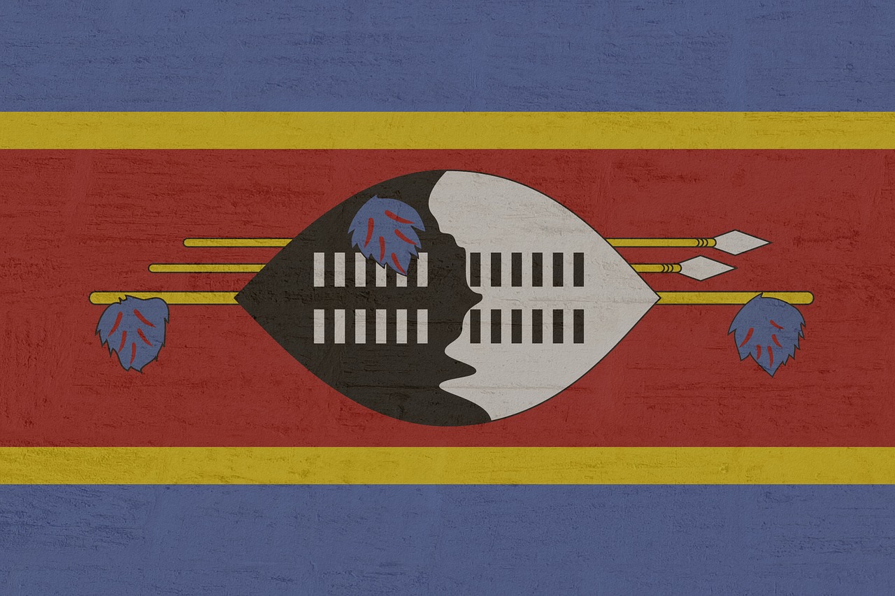 swaziland flag national colours free photo