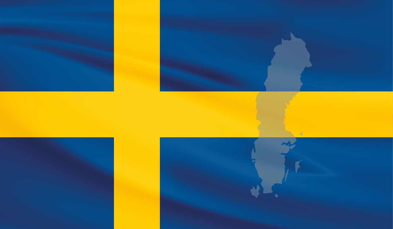 sweden flag banner free photo