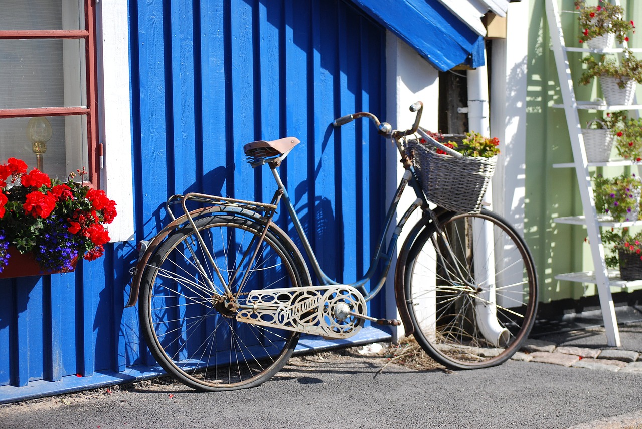 sweden karlskrona bike free photo