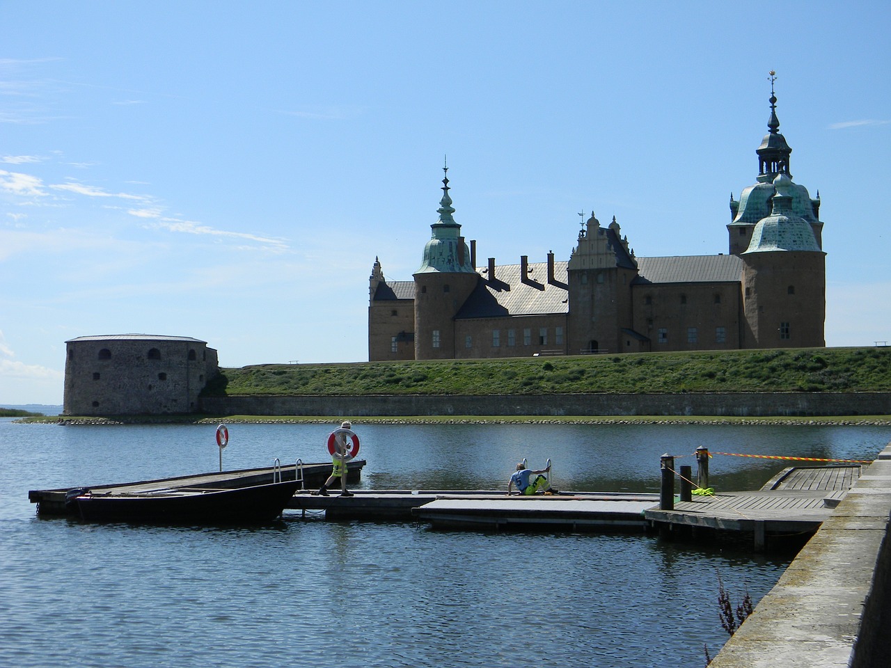 sweden castle summer free photo