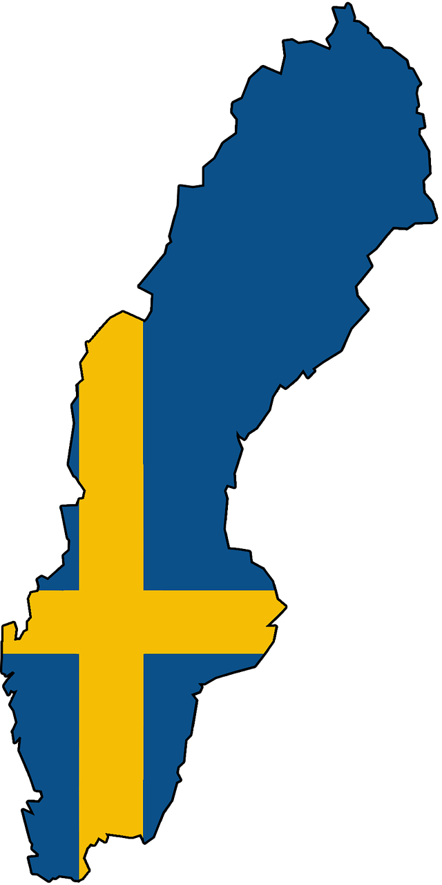 sweden map land free photo