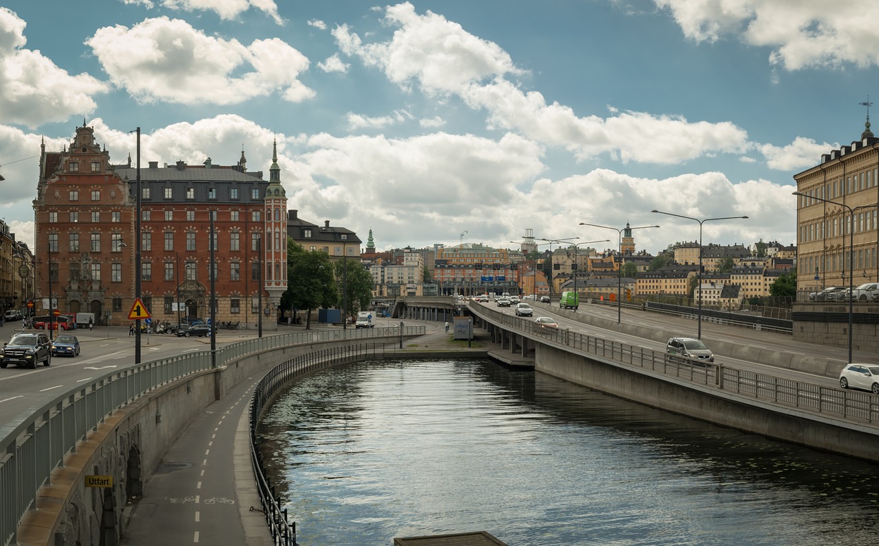 sweden stockholm traffic free photo