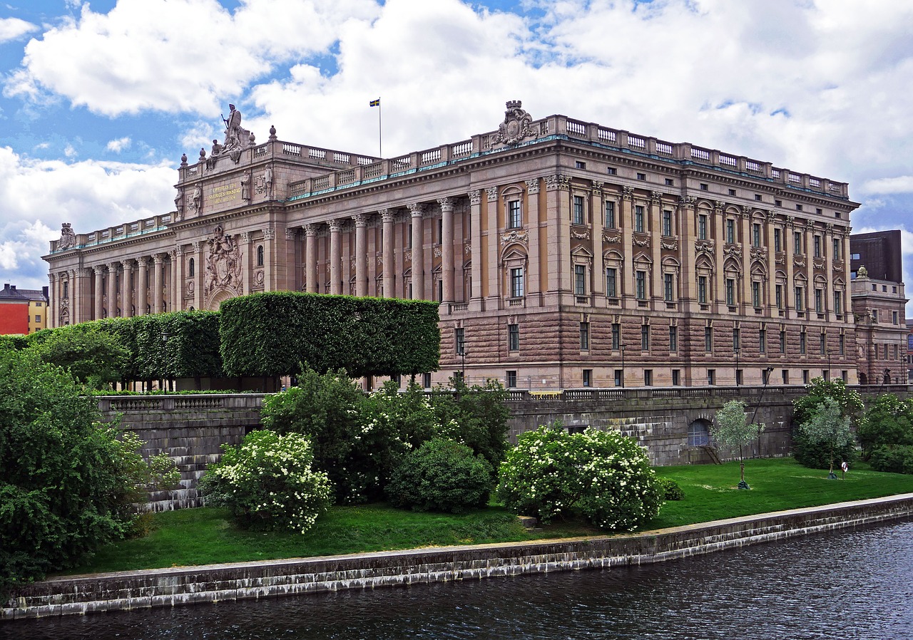 sweden reichstag parliament free photo