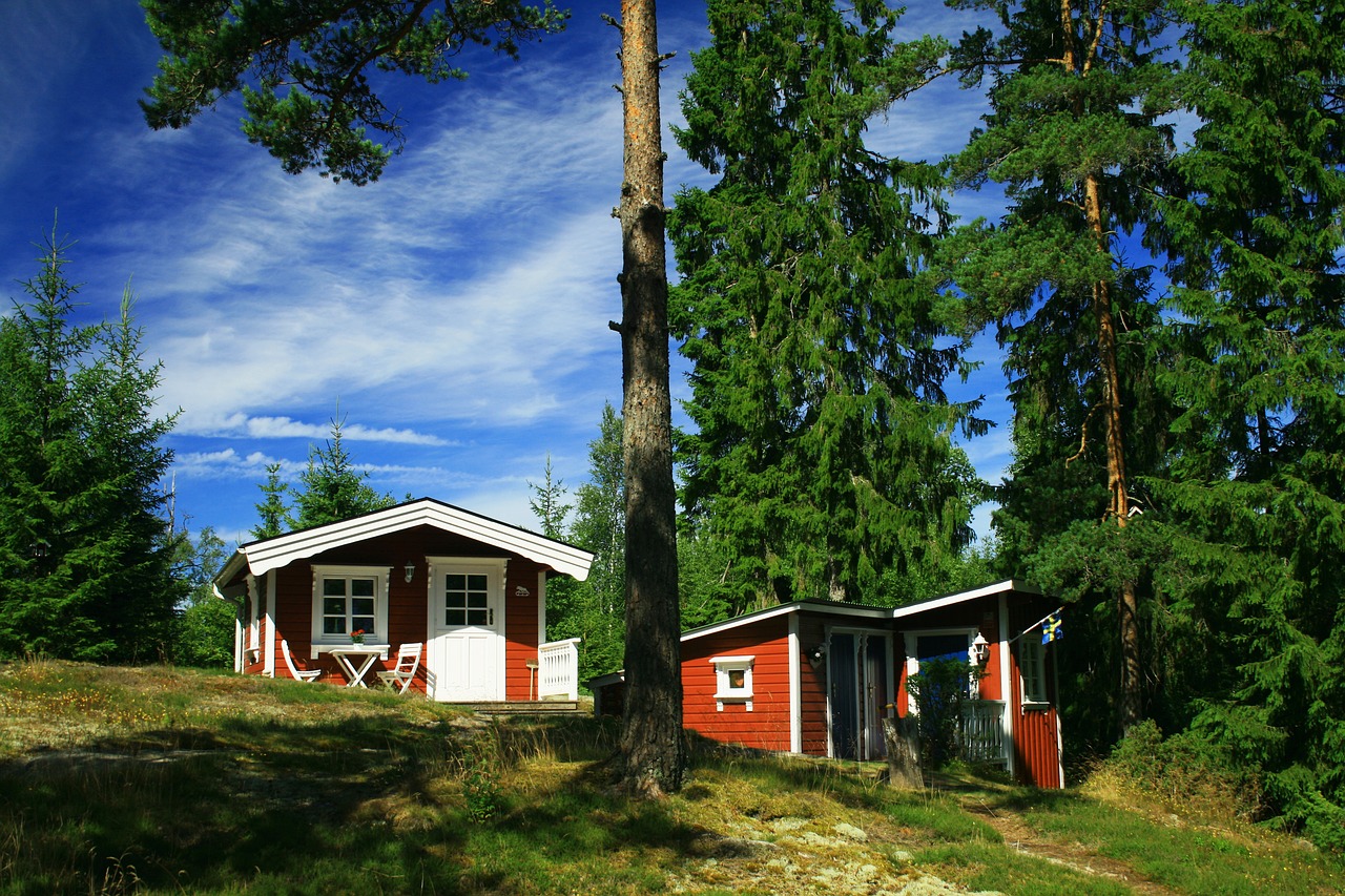 sweden gästehaus summer free photo