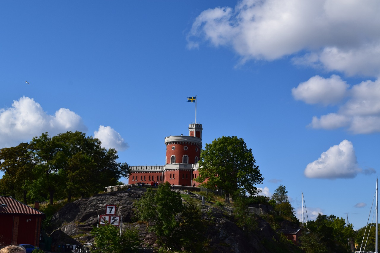 sweden castle landscape free photo