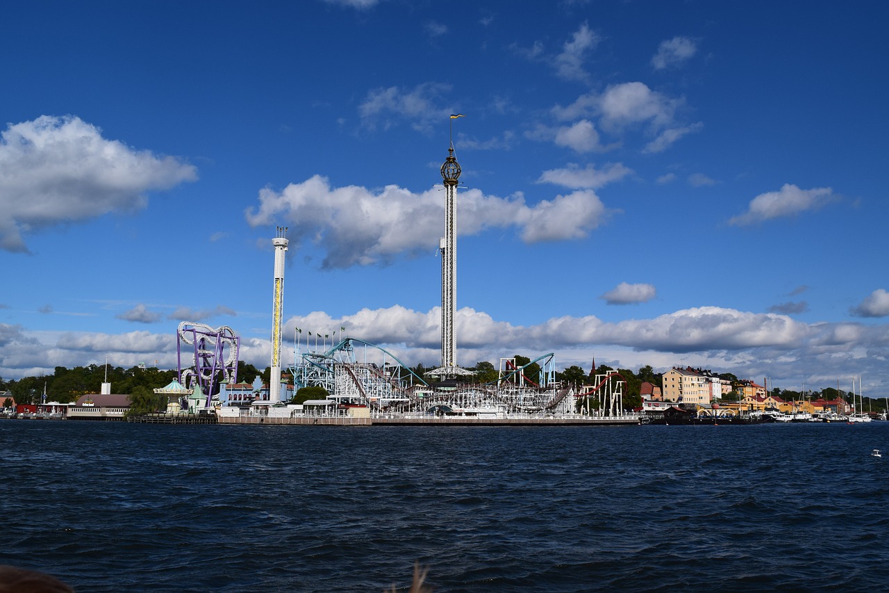 sweden stockholm theme park free photo