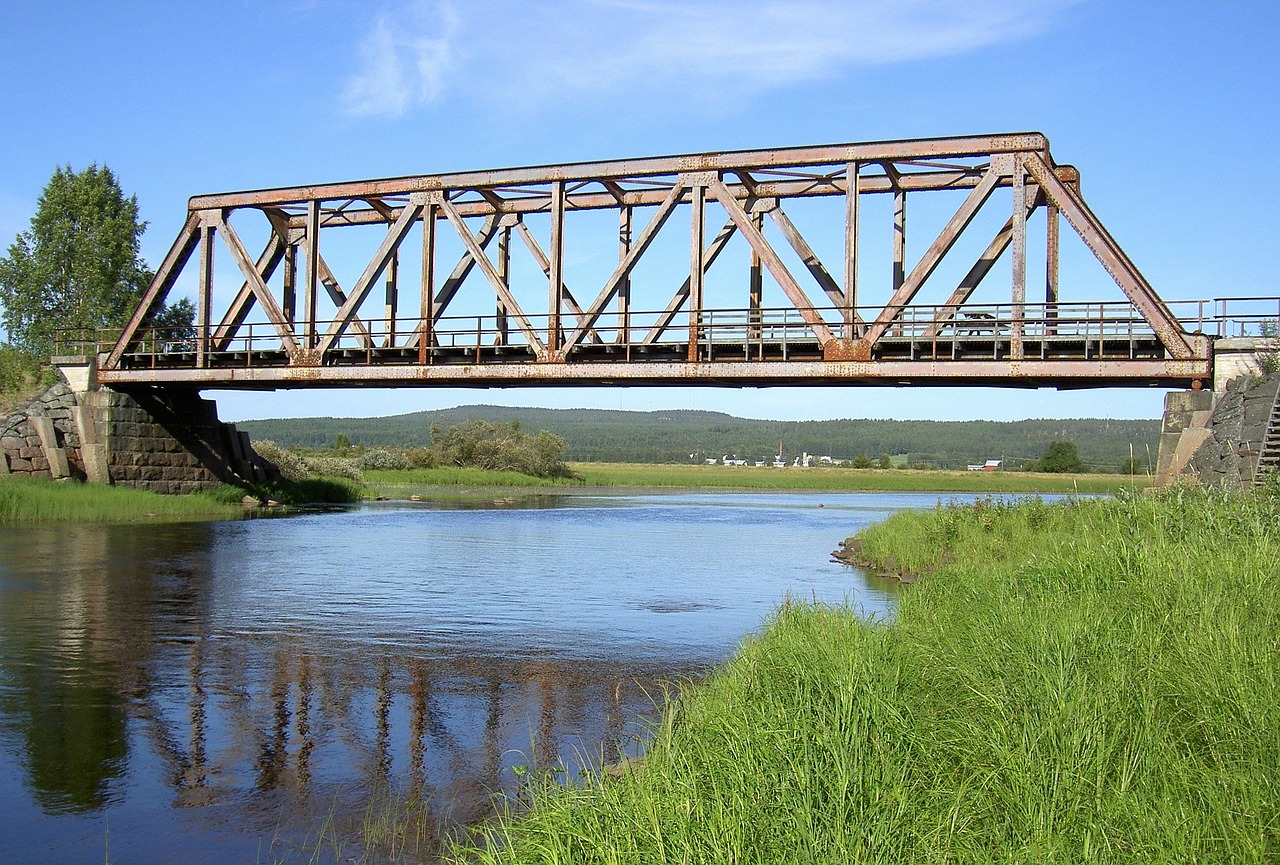 sweden bridge architecture free photo