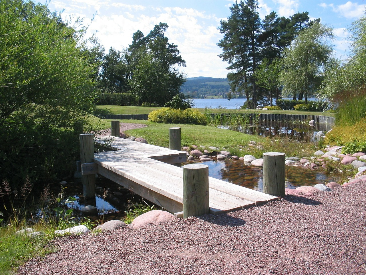sweden leksand garden free photo