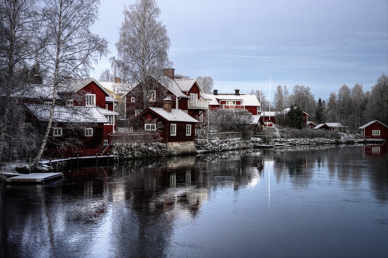 sweden sundborn landscape free photo