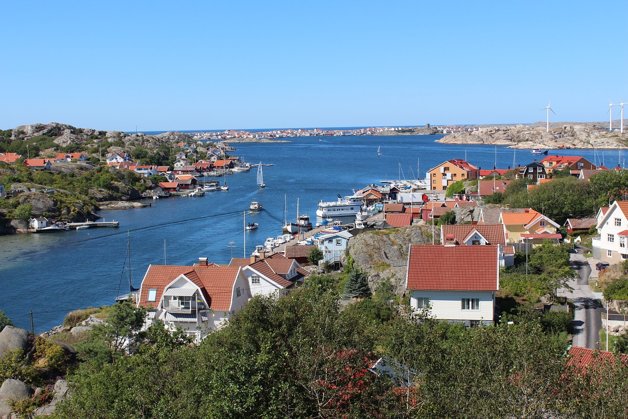 sweden boats port free photo