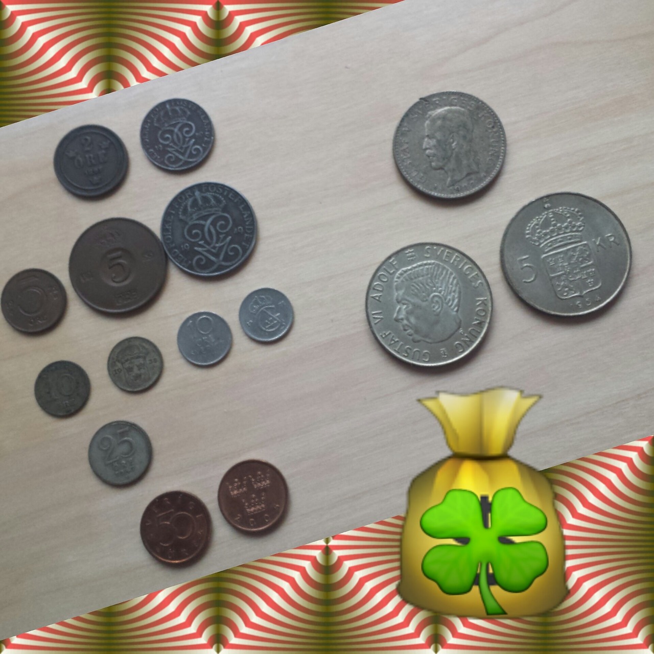 swedish crowns coins free photo