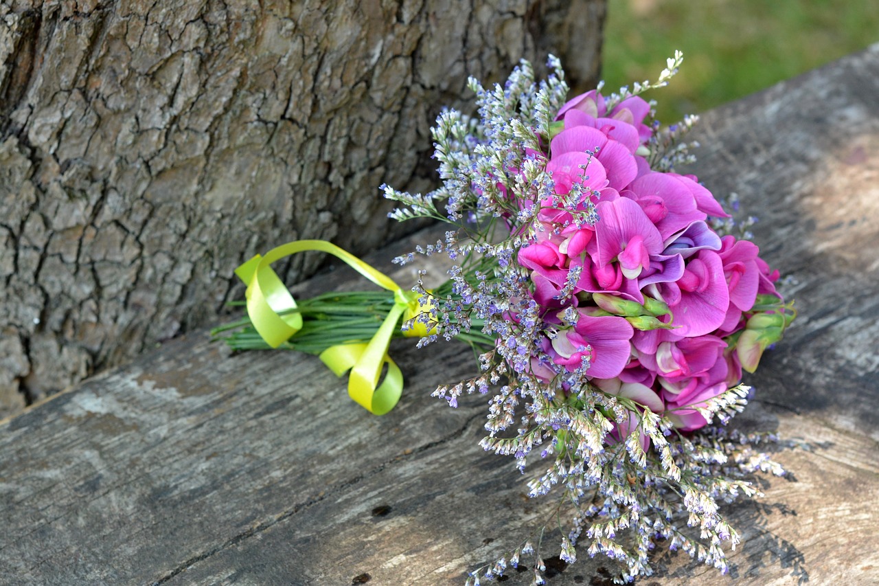 sweet pea scented bouquet lathyrus odoratus free photo