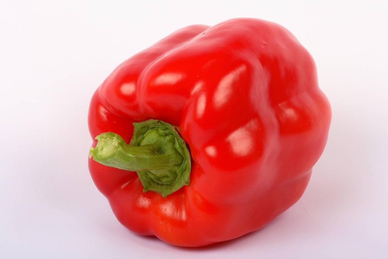 sweet pepper vegetable red free photo