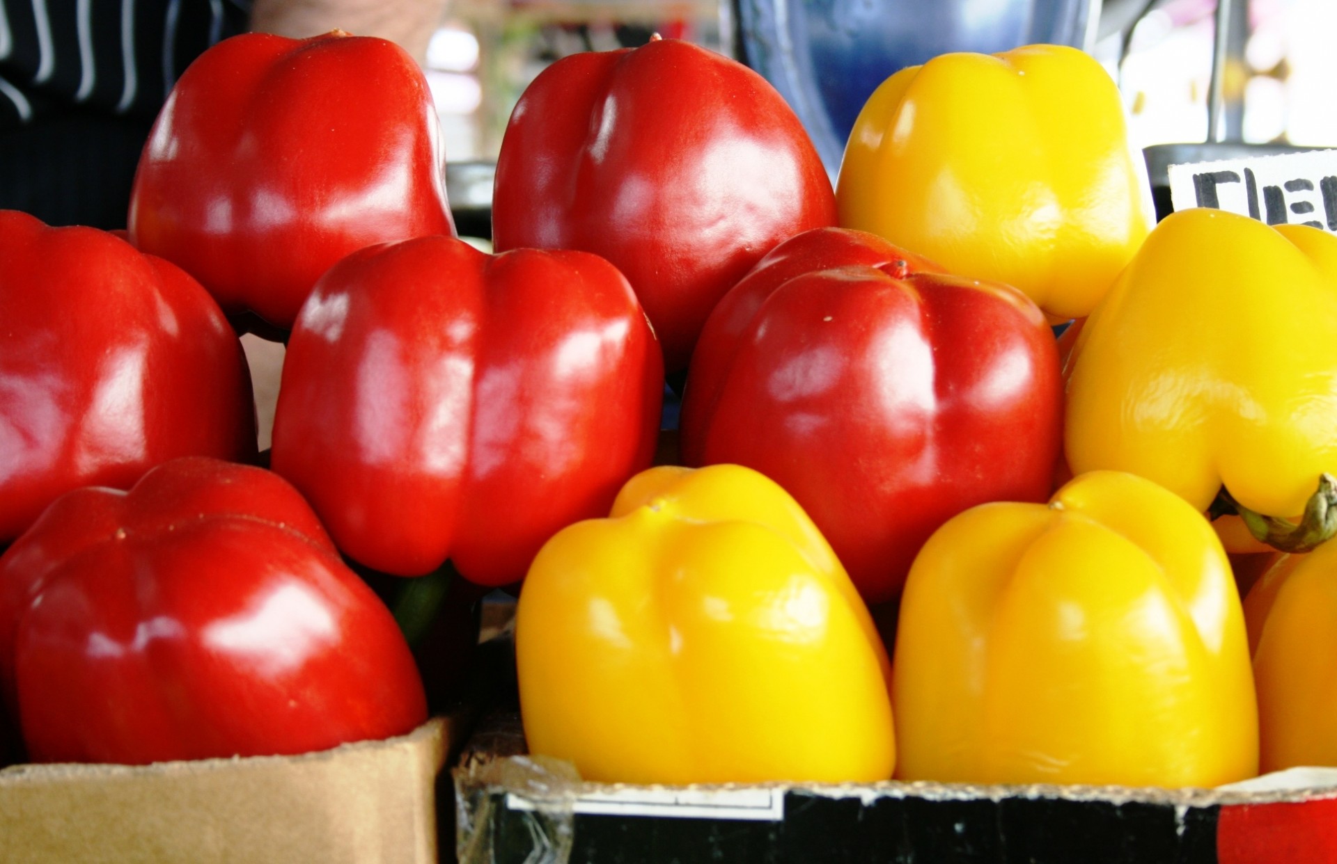 peppers red yellow free photo