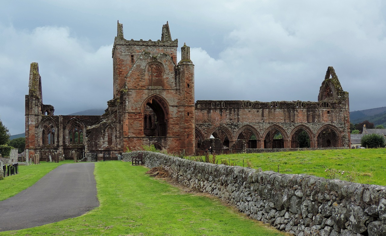 sweetheart abbey scotland dumfries free photo