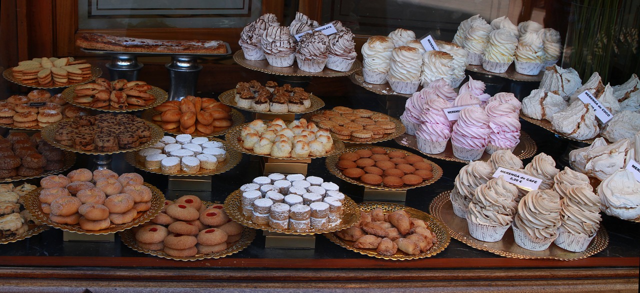 sweets bakery shop window free photo