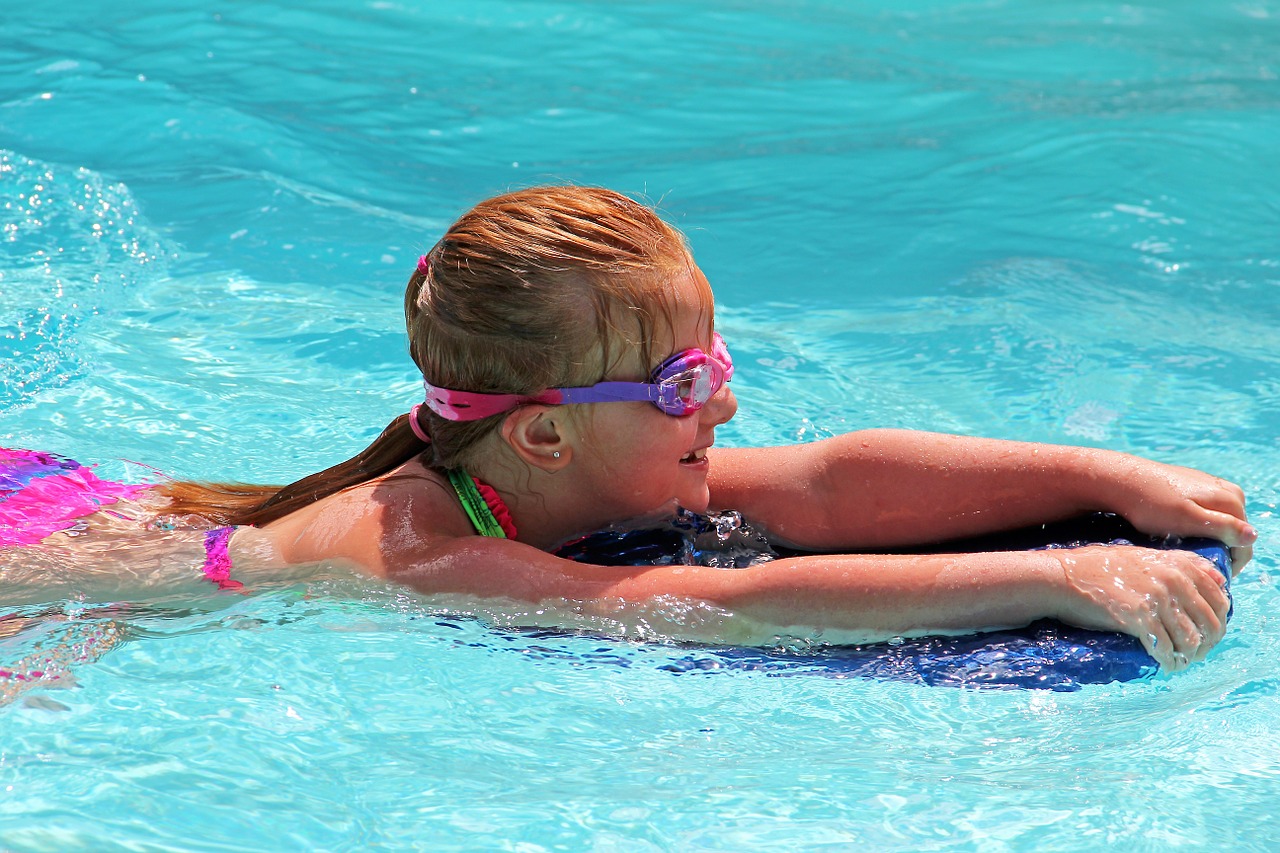swimming girl pool free photo