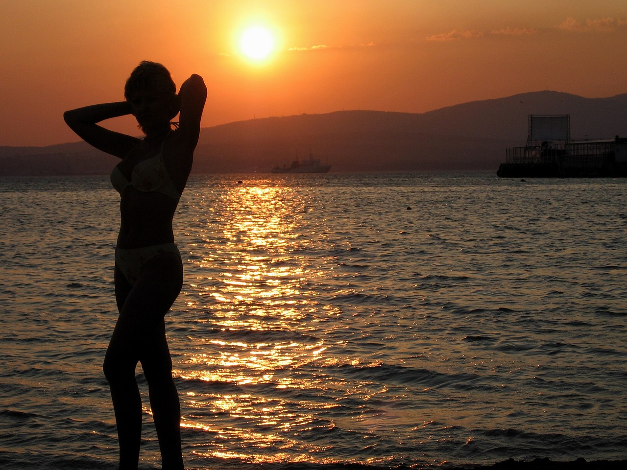 swimming ocean sea free photo