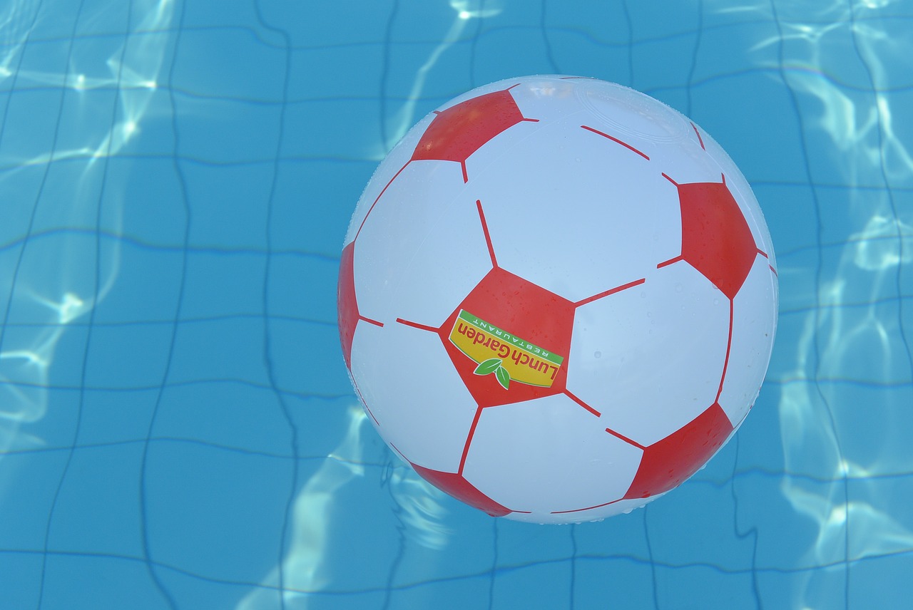 swimming pool water ball free photo