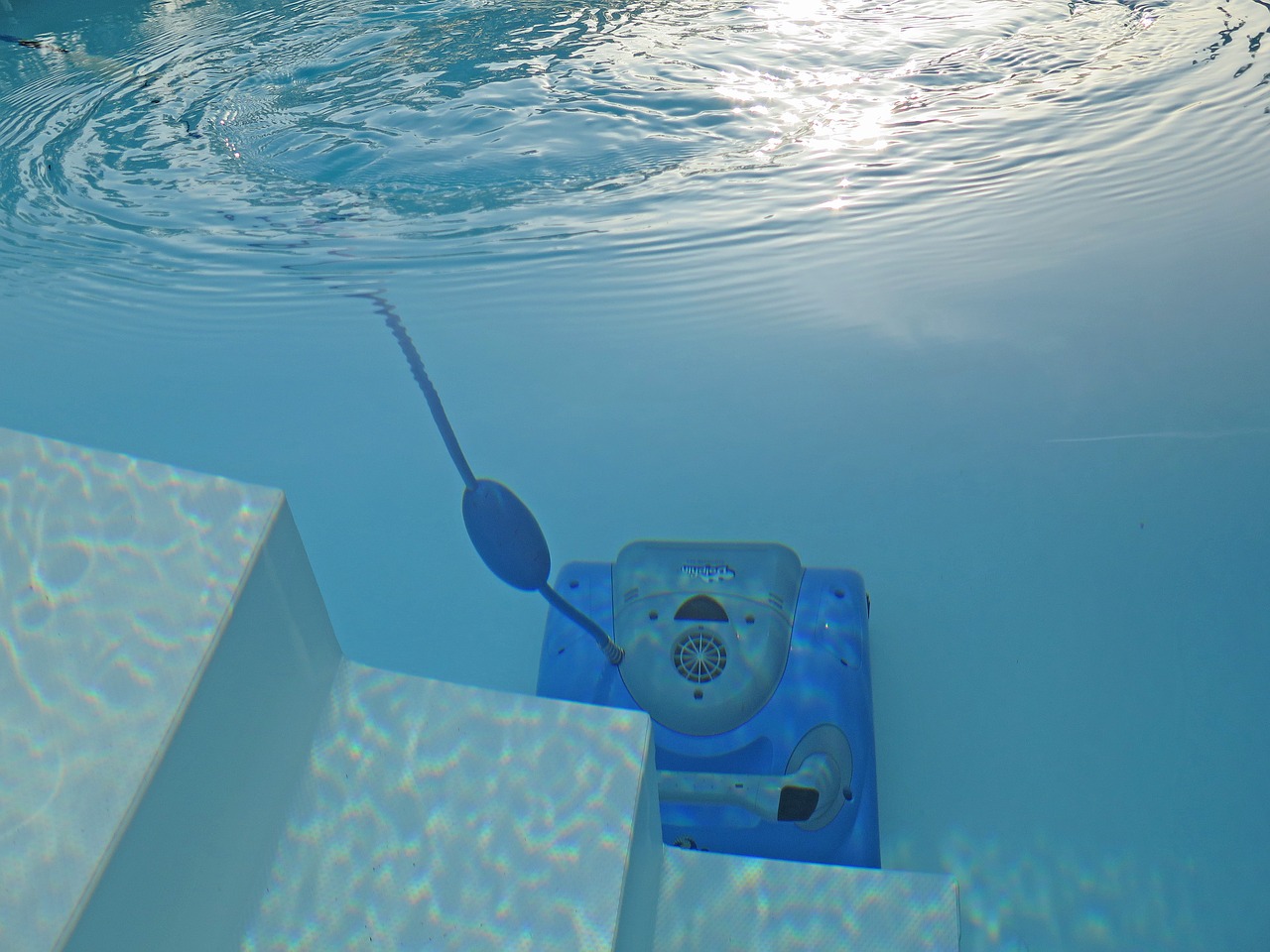 swimming pool cleaning robot free photo