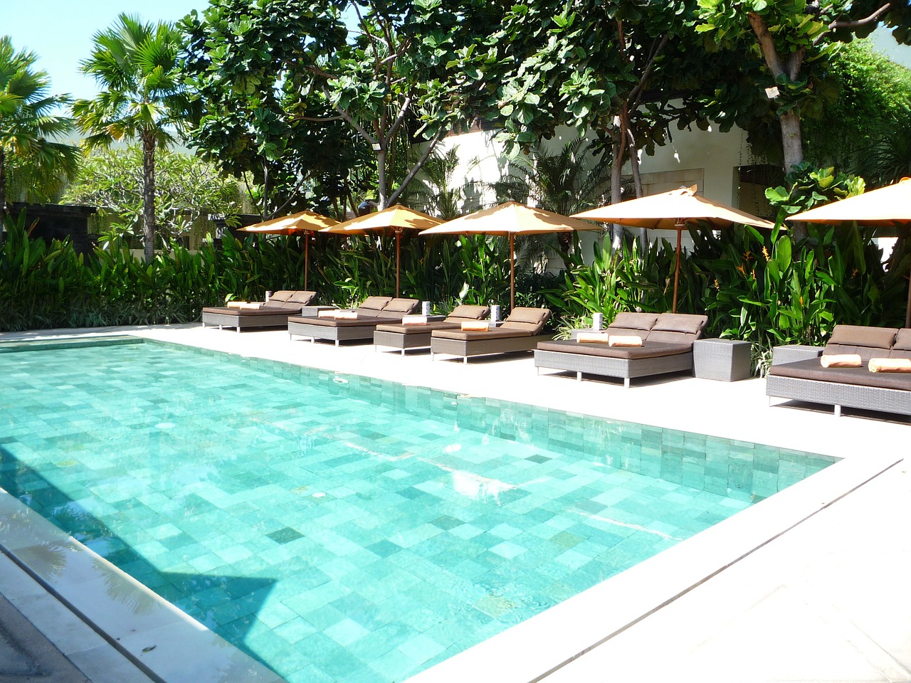 swimming pool indonesia bali free photo