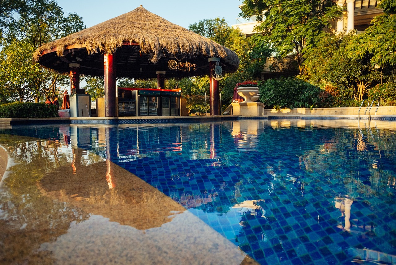 swimming pool china lake free photo