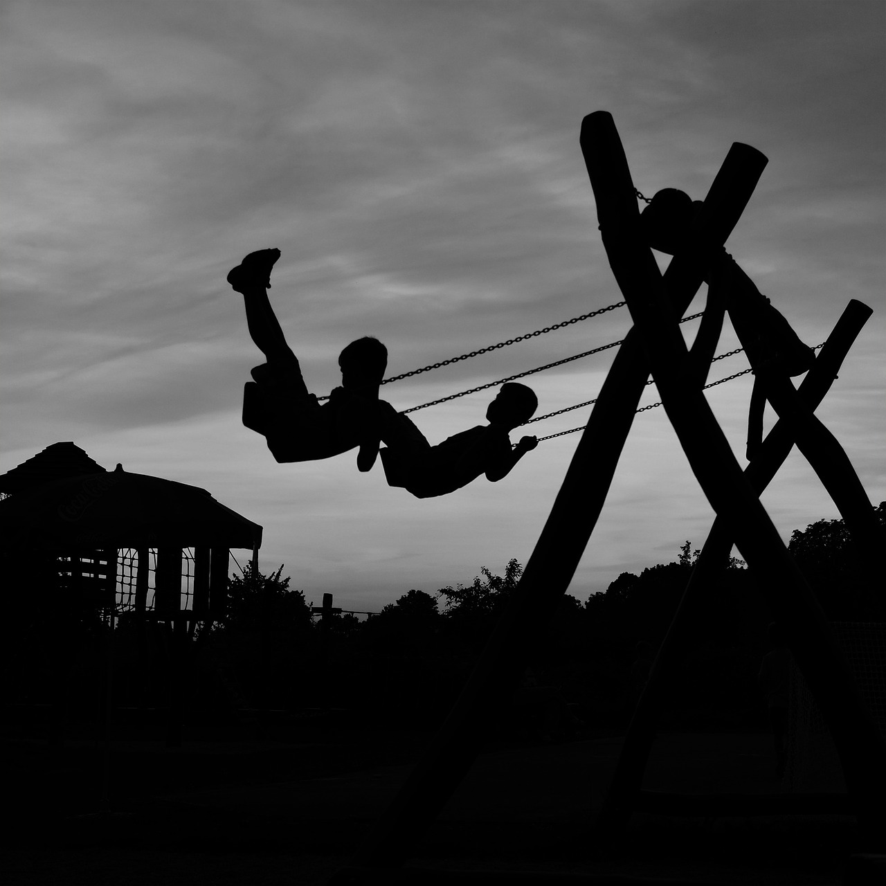 swing children two free photo