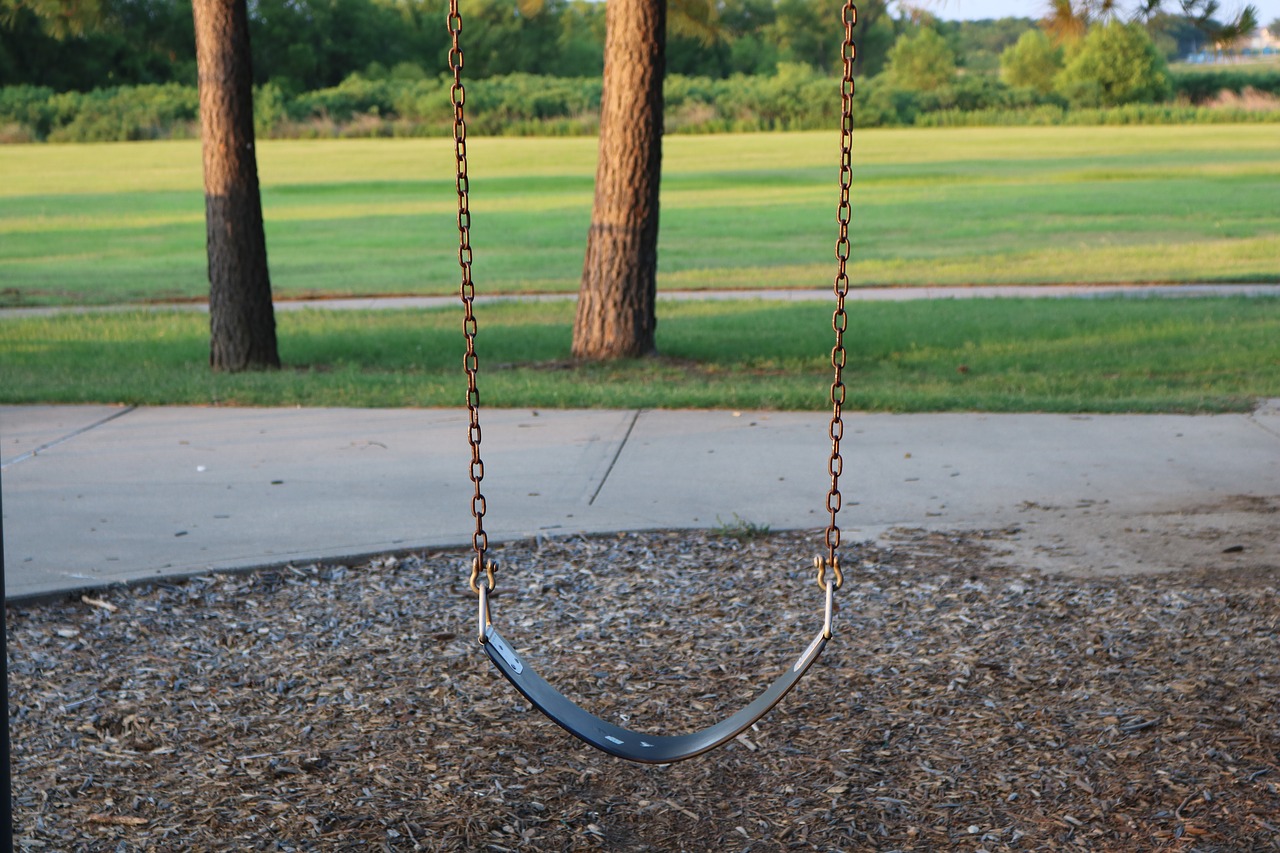 swing play ground outdoors free photo