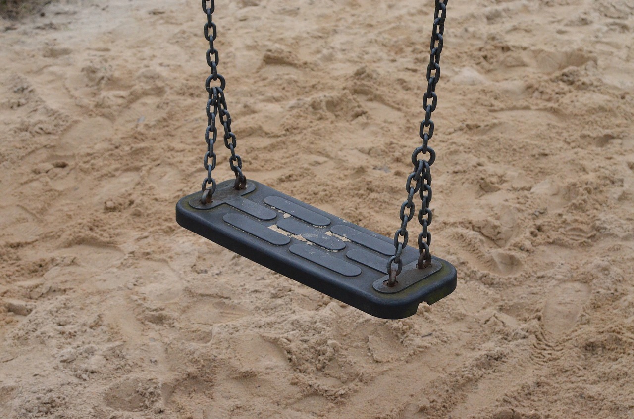 swing children's playground game device free photo